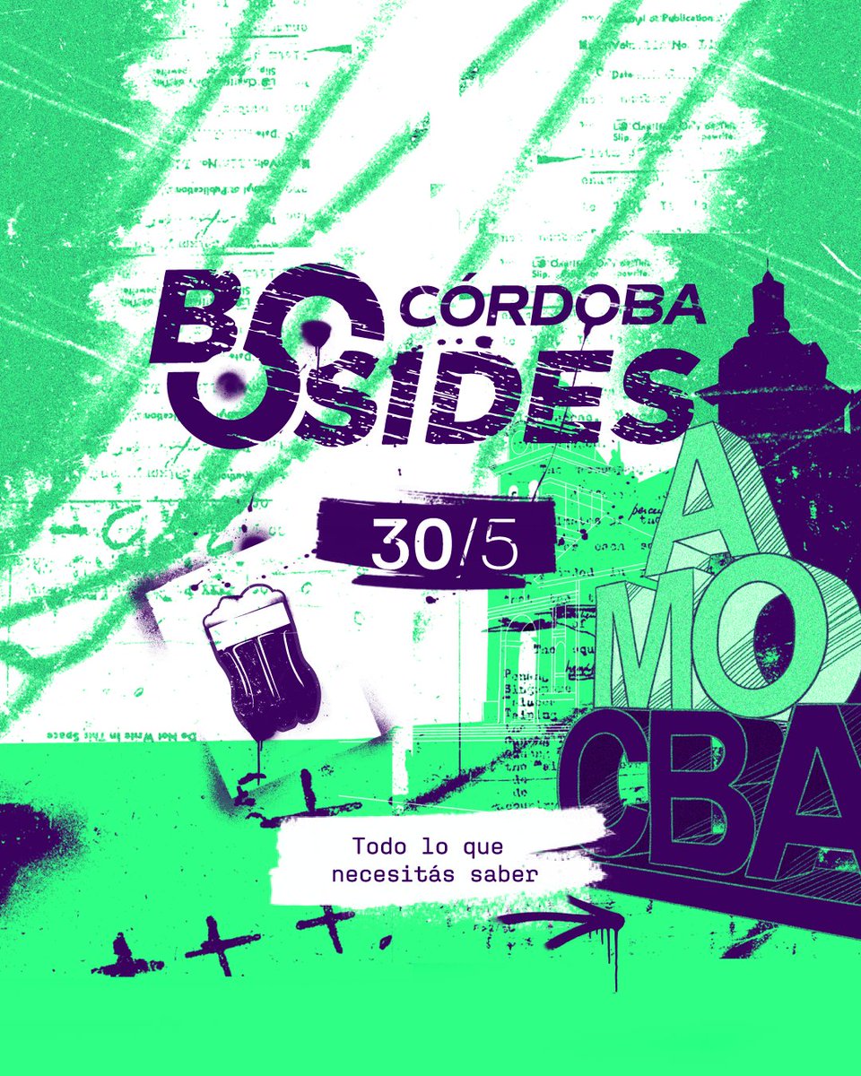 🔒 REGISTRO ABIERTO! #BSidesCórdoba 2025 👇
✅ Charlas , talleres + networking con líderes de #Hacking.
🚀 ¡Gratis y 100% comunitario!
🔗 Registro: bsidescordoba.org
#Hacking #bsides #UTNCordoba