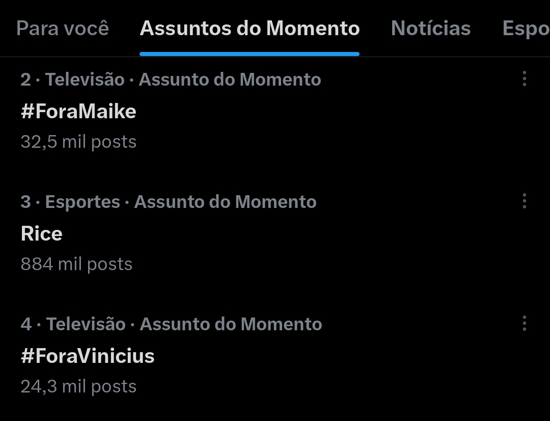 Como já dizia Tiago Leifert: # e textão não decidem paredão!

VÃO VOTAAAAAR!!!!!

#BBB25