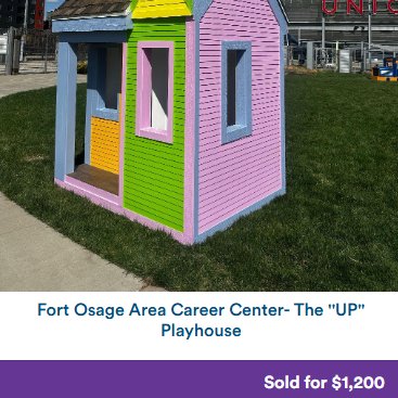 Update on the Up playhouse...it sold at auction for $1,200! The 2025 Parade of Playhouses raised $23,000 that will support STEM learning and exhibits at Science City at Union Station. Very proud of our Construction Trades students!
#CTCConstruction