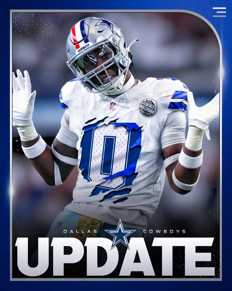 TheCowboysNet's tweet image. AGENT 0! 🔥 Cowboys LB DeMarvion Overshown has officially changed his jersey number to no. 0 #DallasCowboys