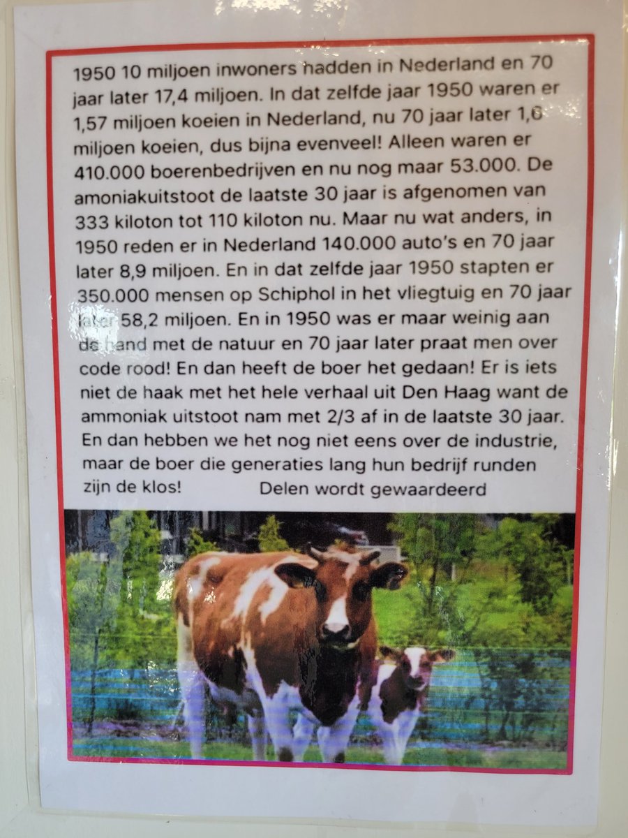 Bij het melk tappen bij de boer, werd ik weer even met mijn neus op de feiten gewezen.