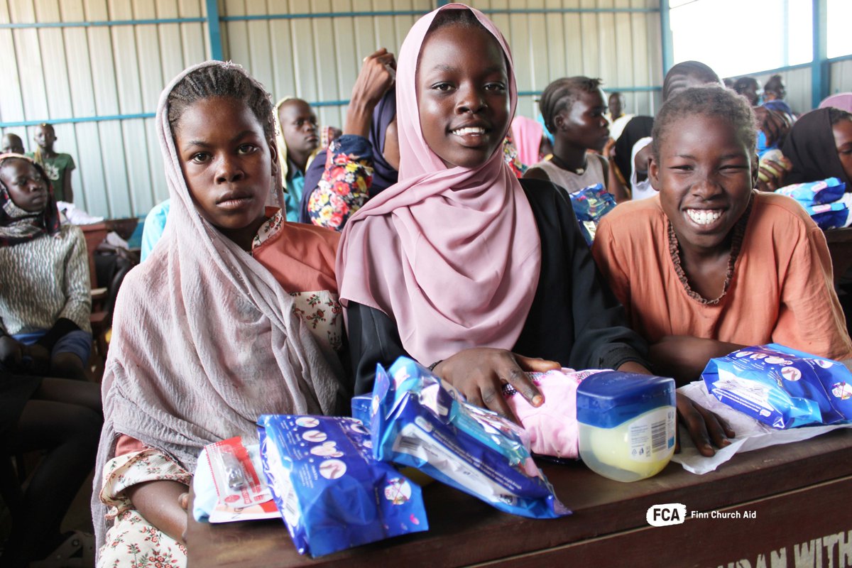 fca_SouthSudan's tweet photo. As part of @fca_SouthSudan's ongoing humanitarian response for refugees &amp; returnees in #GoromRefugeeSettlement, we continue to supply dignity kits to girls in need.

No girl should have to face her period without the essentials to manage it safely and confidently. https://t.co/wQgDw6pyIL