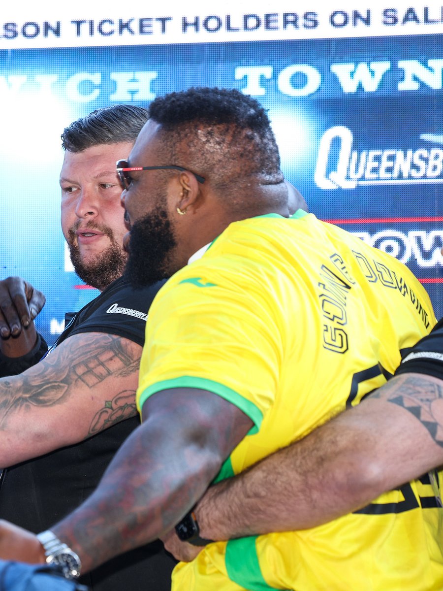 Integauto's tweet image. 1/4 A huge thank you to @FabioWardley and his brilliant team @CreightiveCo for sharing these fantastic shots from Monday’s press conference at Portman Road 📸👏

#WardleyMiller #FabioWardley #IntegrityAutomotive #PortmanRoad #FightNight #IpswichBoxing