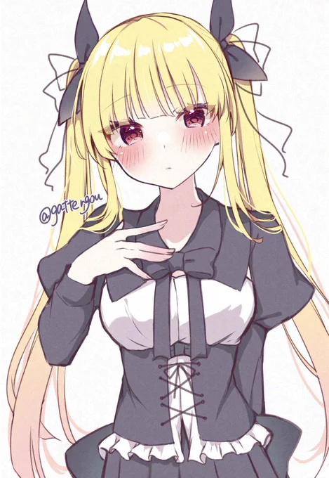 ゴスロリ金髪ツインテール 