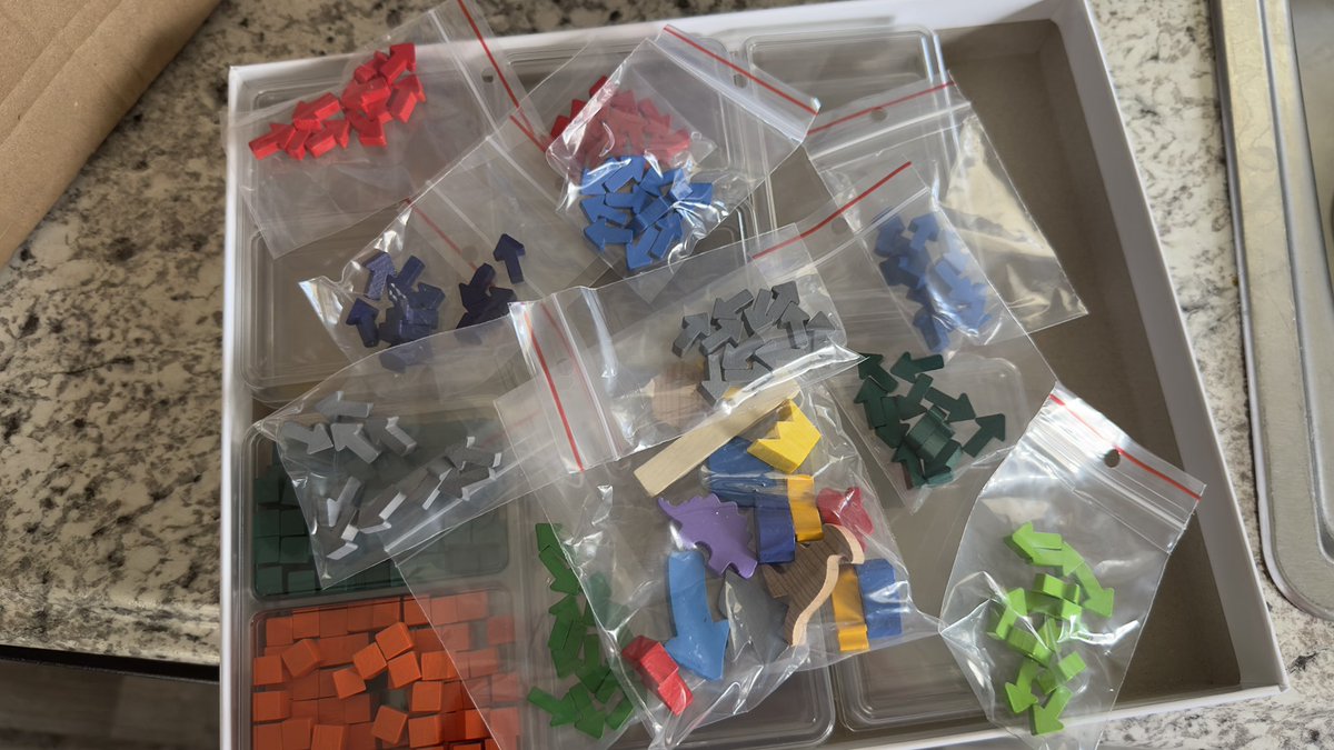 playersaidblog's tweet photo. After our February Monthly Debrief video dropped a few weeks ago, we received this package from @Cube4meShop full of various bits. I’m in love! Thanks to them and you can buy the bits for your wargames at a discount using the following affiliate link: https://t.co/U2QwhX6Siy https://t.co/kzCIpptSsr