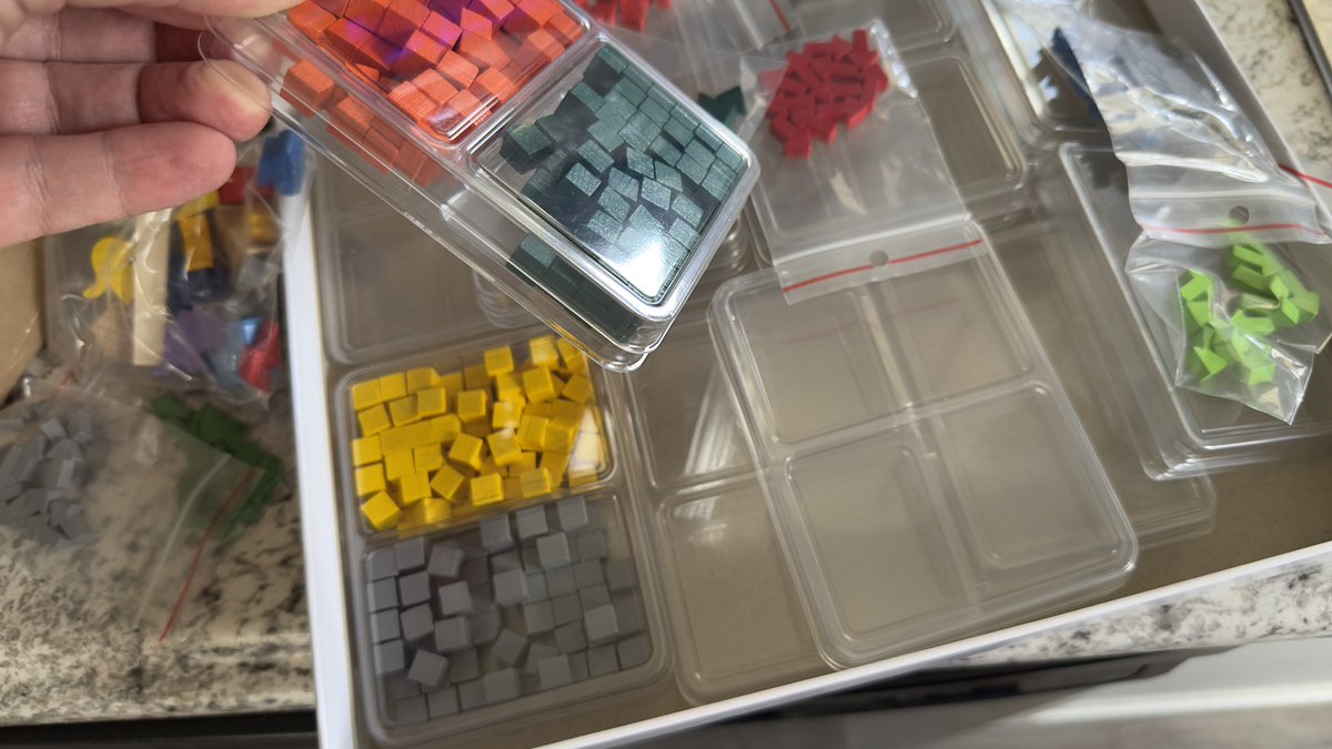playersaidblog's tweet photo. After our February Monthly Debrief video dropped a few weeks ago, we received this package from @Cube4meShop full of various bits. I’m in love! Thanks to them and you can buy the bits for your wargames at a discount using the following affiliate link: https://t.co/U2QwhX6Siy https://t.co/kzCIpptSsr