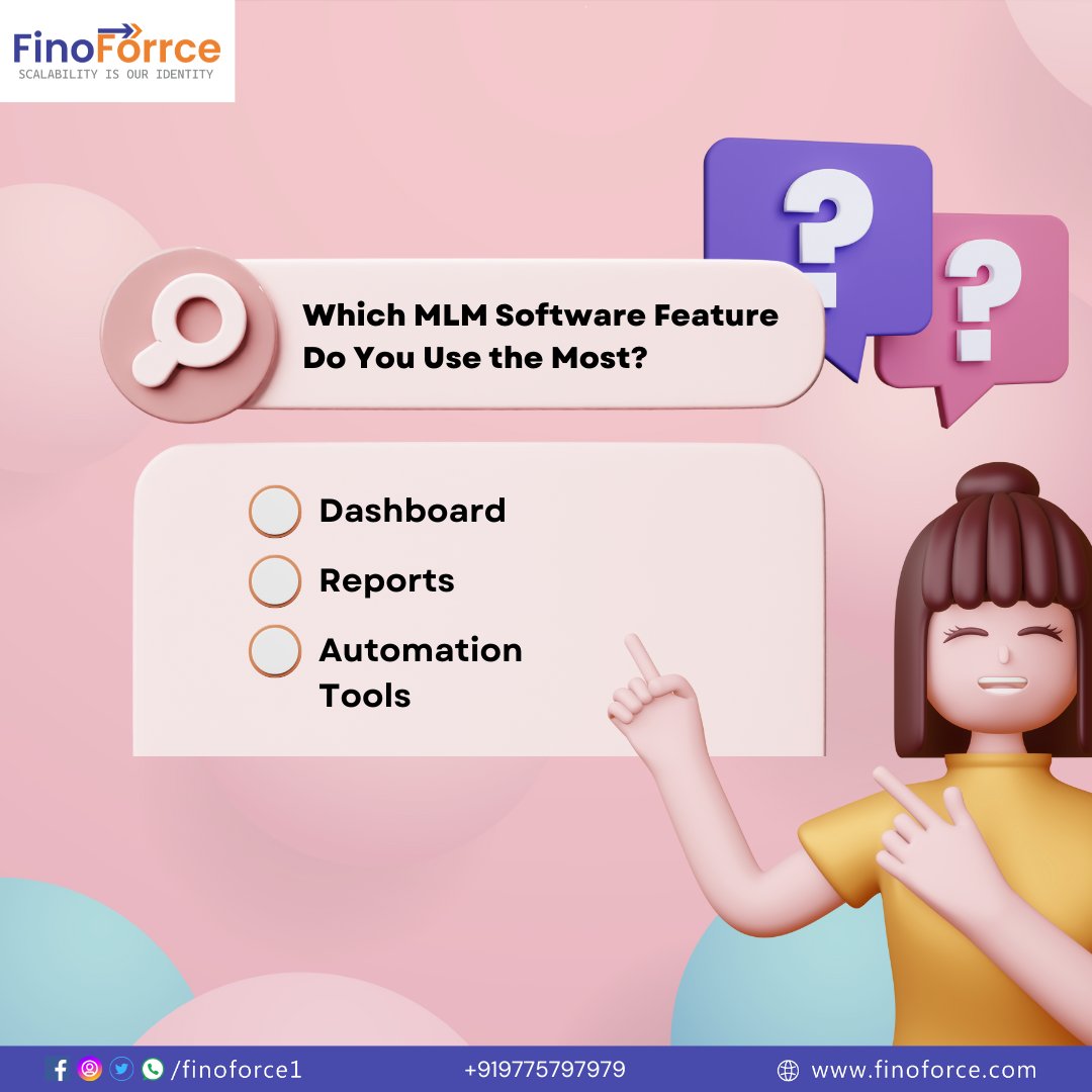 FinoForce's tweet photo. Which MLM software feature do you rely on the most for your business success?

https://t.co/cqZQ6Lll6F
#MLMSoftware #NetworkMarketing #PollPost #MLMTools #BusinessGrowth #AutomationInMLM #MLMSuccess #Finoforce https://t.co/iaFIl9CwOE
