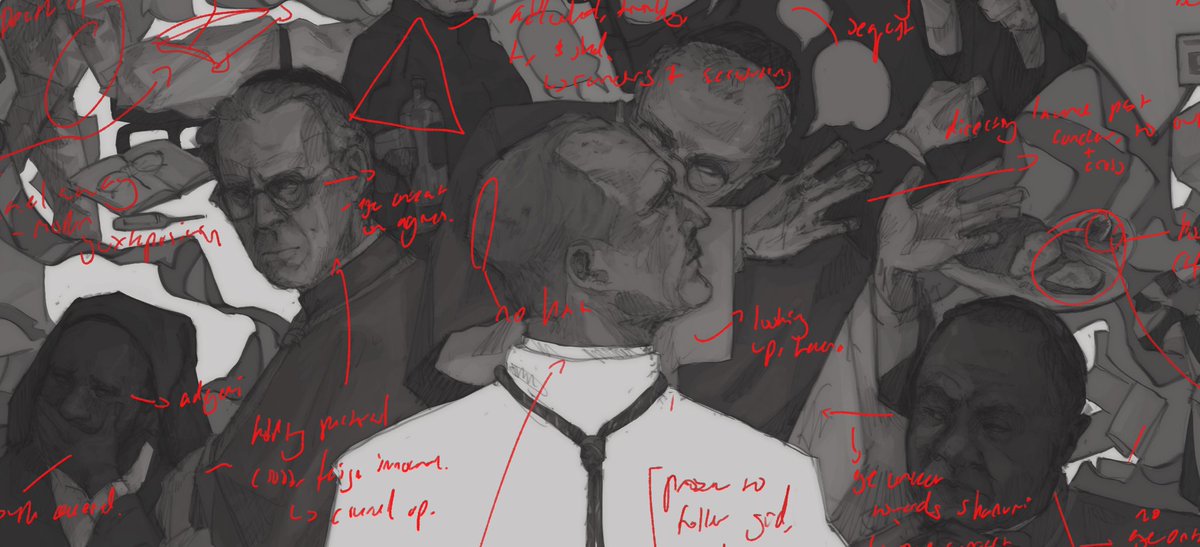 small 🧵 on certain details from this piece n my thought process drawing it ^^
