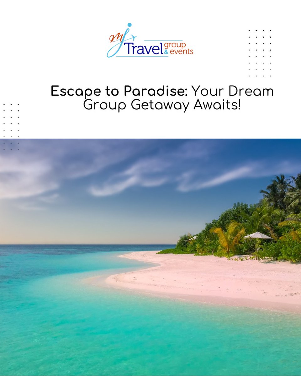 MJTRAVELGROUP's tweet photo. Step onto golden sands, feel the warm breeze, and admire crystal-clear waters. 🌊✨ Perfect for family reunions, corporate retreats, or friend adventures, tropical destinations blend relaxation and excitement. Explore more: https://t.co/xDylcIkNpZ https://t.co/D3czEu1Qu4