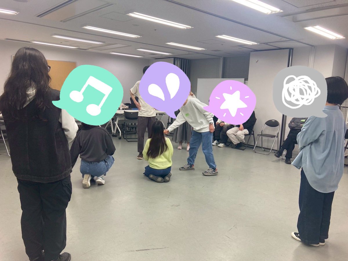 hosei_ichigeki's tweet photo. 【レク初日終了ッ】

ご参加ありがとうございました！
本日はミニゲームで、演劇経験の有無に関わらずみんなで大盛りあがり🎉
現役生と新入生、新入生どうし、たくさん交流できたかなっ

レクは残り三日！
ご予約受付中＆飛び込み参加も大歓迎です🙆🏻
#春から法政 #市ヶ谷キャンパス
#学生演劇 #演劇 https://t.co/Vf6E6ER2wm