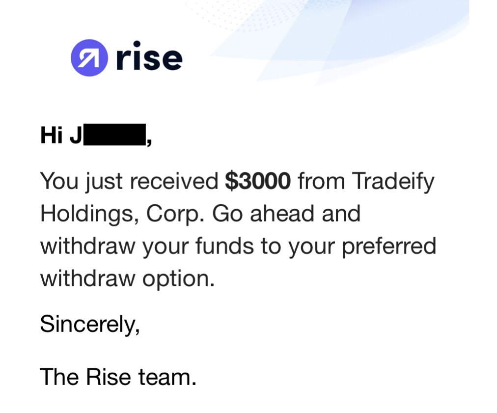 joseftrades's tweet photo. The Post I Wish I Saw When I Started Trading

Everyone on social media is making 5 figures a day… or at least that’s what it looks like.
But let’s get real for a second:
Most traders can’t even make $100 consistently.
And there’s no shame in that.
Social media distorts your reality - especially in trading.
You scroll through payouts, luxury setups, and endless "funded in 1 day" success stories…
and suddenly your $200 or $500 win feels like a loss.
Your $1K month feels like you're behind.
But you’re not behind.
You’re just in your process.

Today I’m posting a $3,000 payout.
Not because it’s flashy.
Not to flex.
But to remind you what real progress looks like.
Most people think success in trading has to come with huge numbers and big screenshots.
But let me ask you this:
👉 What would an extra $1K, $2K, or $3K a month do for you?
Pay your rent?
Cover your groceries?
Help you quit a job you hate?
Let you trade without fear because your bills are handled?
That’s the stuff that actually matters.

You don’t need to make 5 figures overnight.
You need to learn how to make something consistently.
Because once you can do that, everything else becomes a matter of capital and position sizing.
The good thing about trading?
There’s no cap on what you can make.
But that doesn’t mean you need to rush the journey.

Focus on becoming consistent.
Focus on staying alive in the game.
Focus on building the habits, the mindset, and the skillset.
Then scale.

Social media is loud.
It’ll make you think your small win isn’t good enough.
It’ll make you doubt your pace.
It’ll make you chase setups you should’ve never touched.
Don’t fall for it.
Stay in your own lane.
Respect your own timeline.
And don’t let numbers on someone else’s screen dictate your self-worth.

A $3,000 payout may not be viral.
But it’s real.
It’s steady.
And it’s a foundation that will scale into something far bigger - when the time is right.
Keep going.
Your pace is valid.
Your process matters.
And one day, you’ll look back and realize this was the part that built YOU.