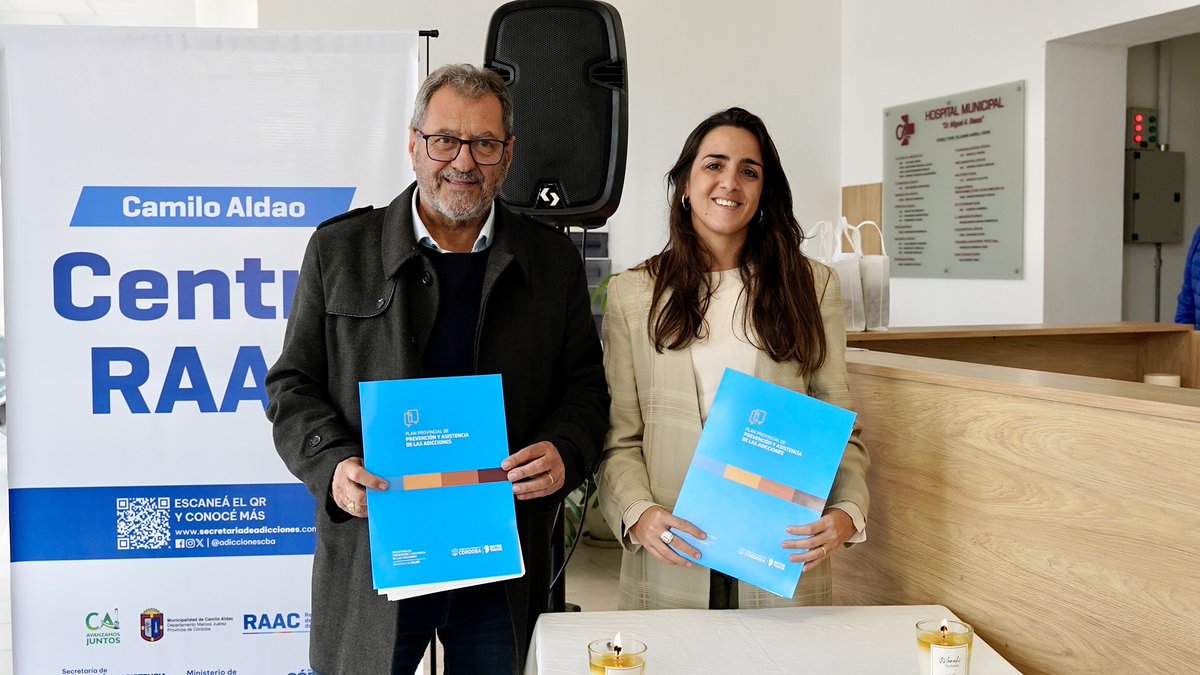 saludmentaladic's tweet photo. Camilo Aldao tiene Centro Asistencial 🎉
👉La subsecretaria Florencia Maiocco junto al intendente Mario Bacelli encabezaron el acto de Paso de Nivel.
El espacio brindará un tratamiento con distintos abordajes y los vecinos/as podrán acceder a terapias y grupos de ayuda mutua. https://t.co/4a3fEVSclQ