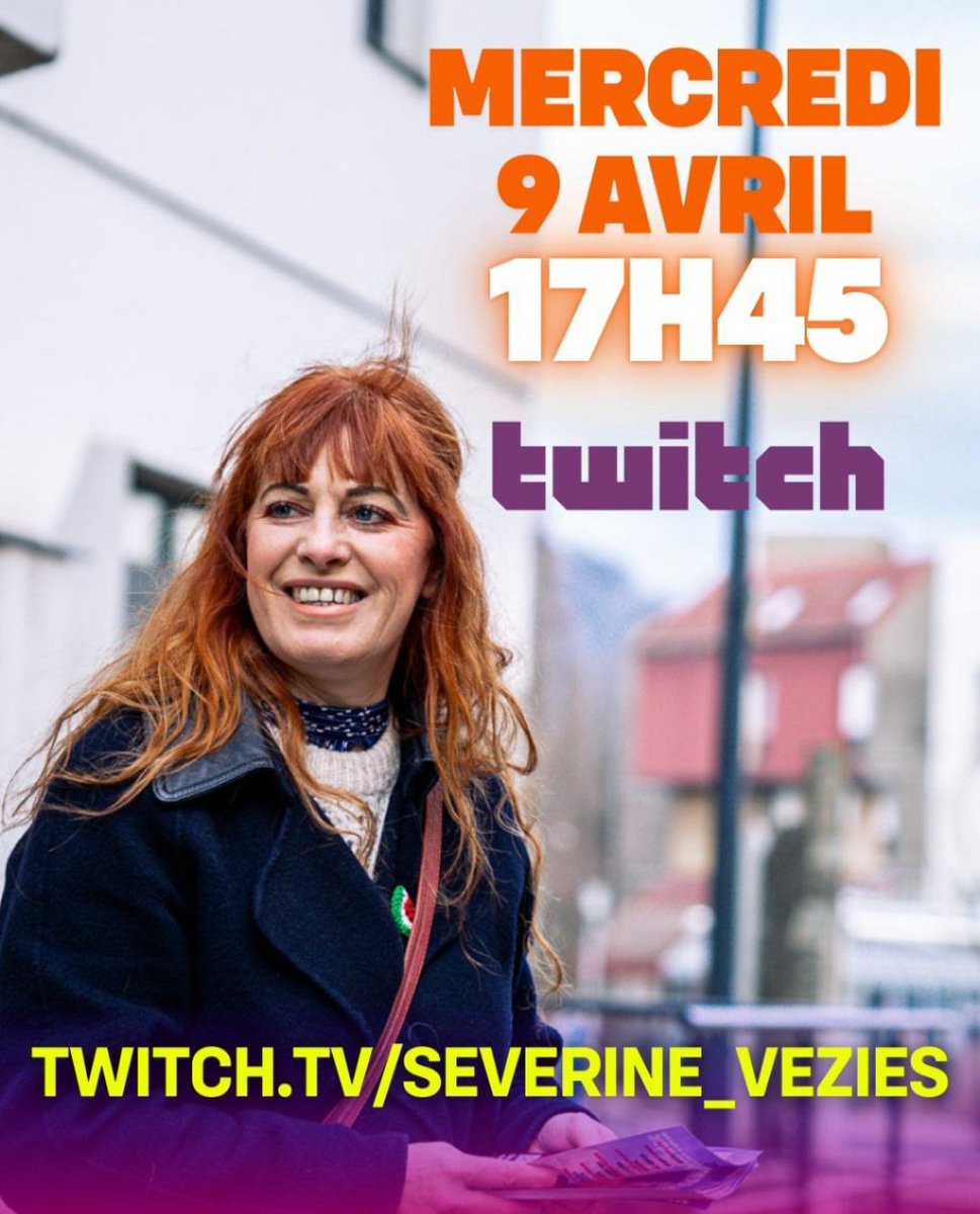 StJuste66438315's tweet photo. 😎
" Yo ce soir Je #Twitche 🤙 
Avec @SeverineVezies 
Comment tu ne la connais pas 😵‍💫
justement c'est un bon moyen de faire sa connaissance 😉
A tout à l'heure 17h 45 
                   ou 
6h moins le quart en #Toulousain 😊 https://t.co/neZKMGpeYH