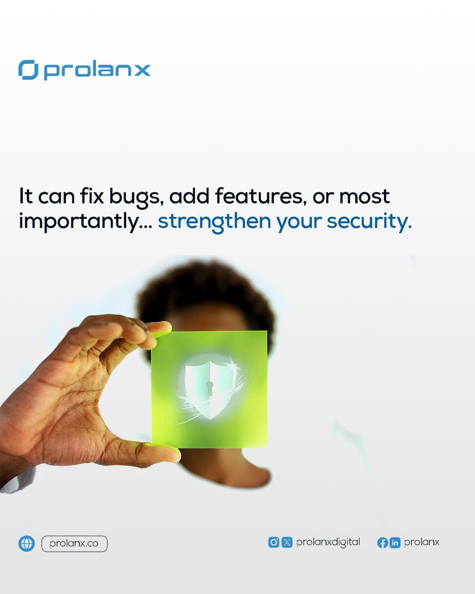 Prolanxdigital's tweet photo. Outdated software is a hacker’s best friend—stay updated!

When was the last time you updated your devices? 🤔

#CyberSecurity #UpdateYourSoftware #StaySafeOnline #TechTips #ProlanxDigital https://t.co/7in3xSAFAY