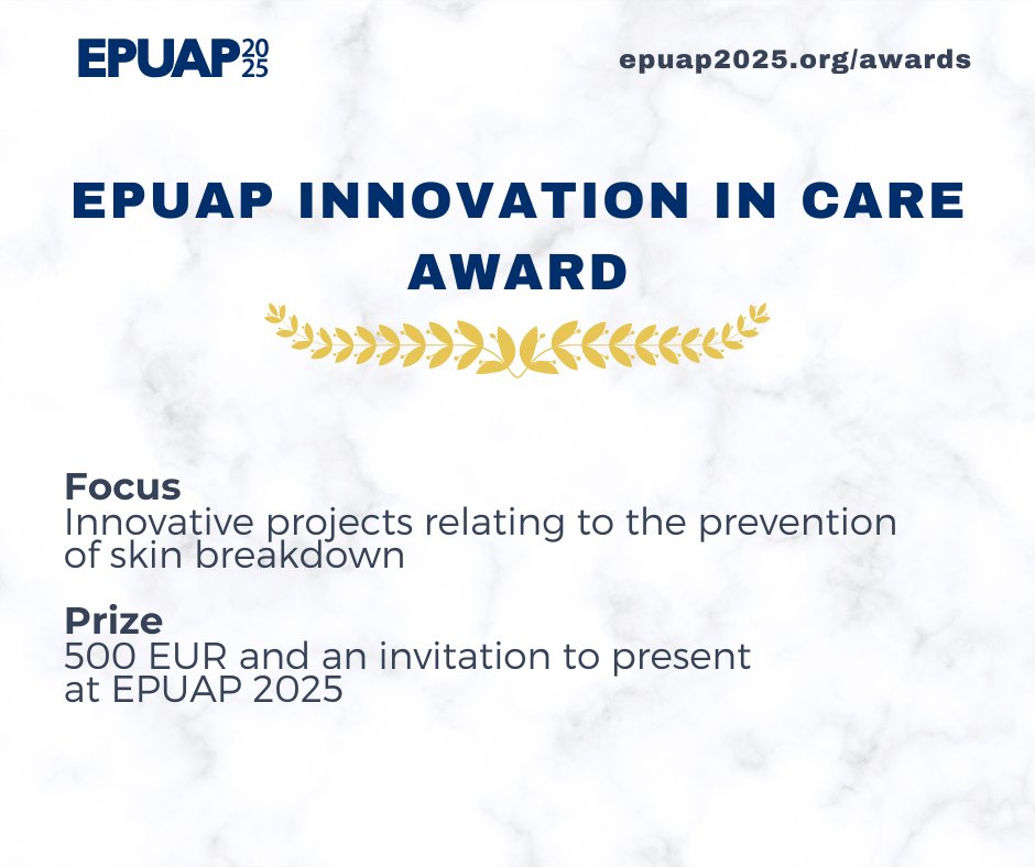 EPUAP1's tweet photo. Shine like the Northern Lights at #EPUAP2025! 🌌
Submit your abstract by April 10 to join the scientific programme &amp; be considered for prestigious awards 🏆 📍Helsinki awaits 🇫🇮
Submit now 👉 https://t.co/Owgduzk3xq
#WoundCare #StopThePressure https://t.co/5UdNVNWi1l
