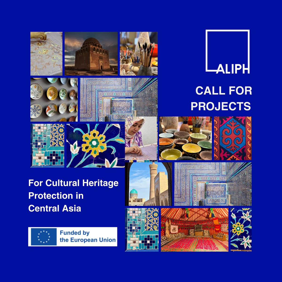 EU4Turkmenistan's tweet image. ALIPH together with the #EU 🇪🇺 have launched a #CallForProjects to Safeguard Central Asia&apos;s Cultural Heritage from Climate Threats
Eligible countries:🇰🇿🇰🇬🇹🇯🇹🇲🇺🇿
Small grants:up to 27,000 &amp;amp; medium up to EUR 180,000
Apply by 31 July 2025!
📃the.aliph.foundation/centralasia

@ALIPHFoundation