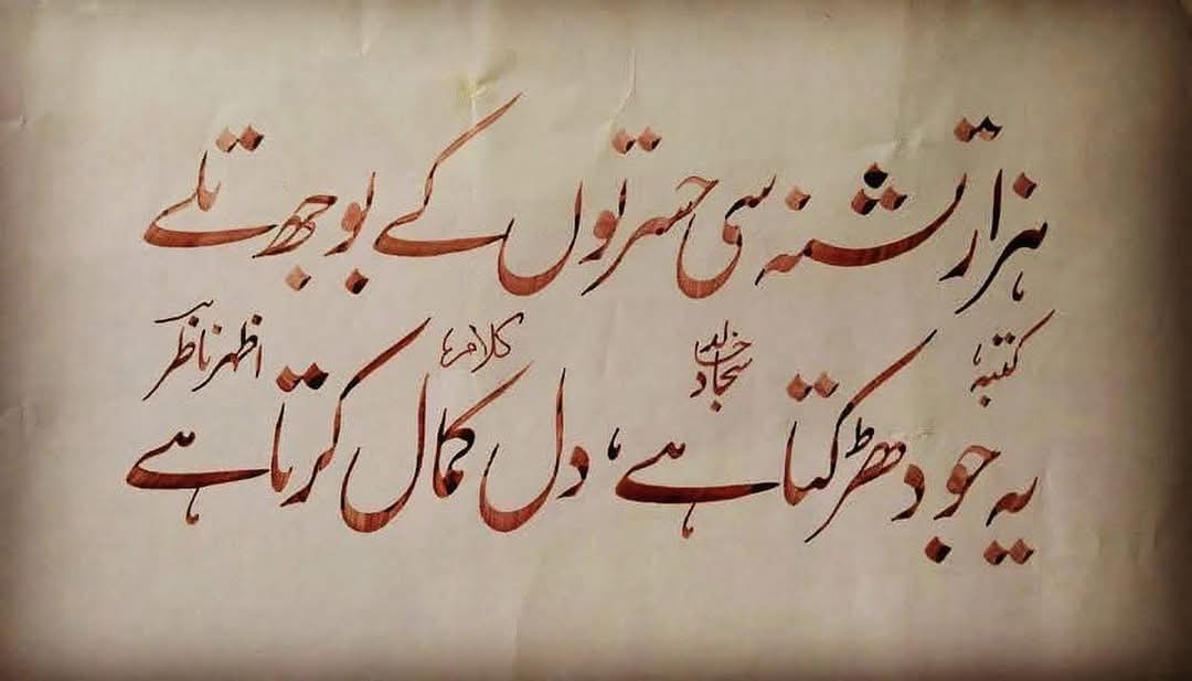 abeera_ehsann's tweet photo. ہزار تشنہ سی حسرتوں کے بوجھ تلے
 یہ جو دھڑکتا ہے دل کمال کرتا ہے https://t.co/yjqqkanU8n
