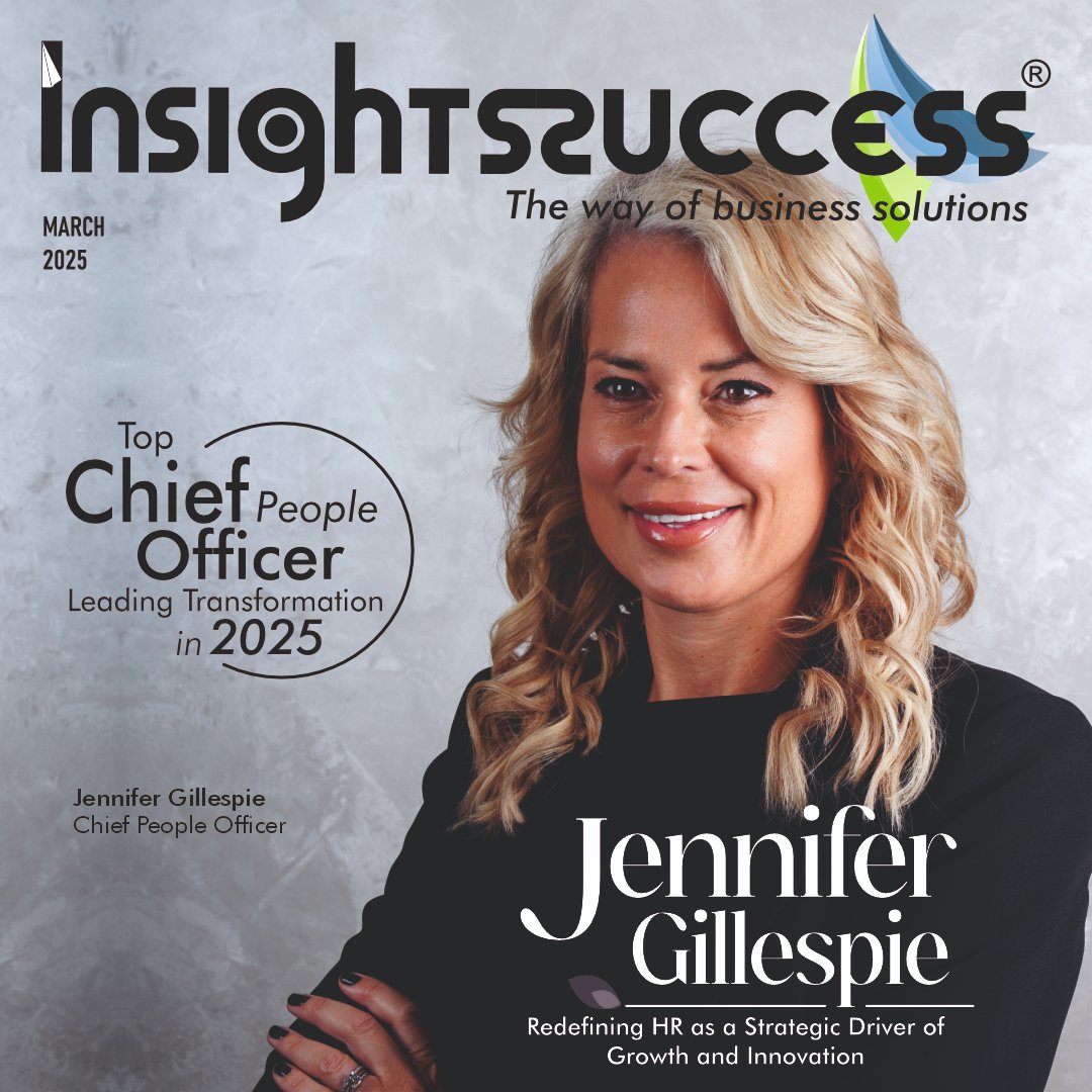 insightssuccess's tweet image. #JenifferGillespie, #ChiefPeopleOfficer, recognized for her strategic leadership in shaping people-centric cultures and future-ready workforces. This edition also highlights her redefining talent management, employee experience, 

Read More : tinyurl.com/39vzrfjf