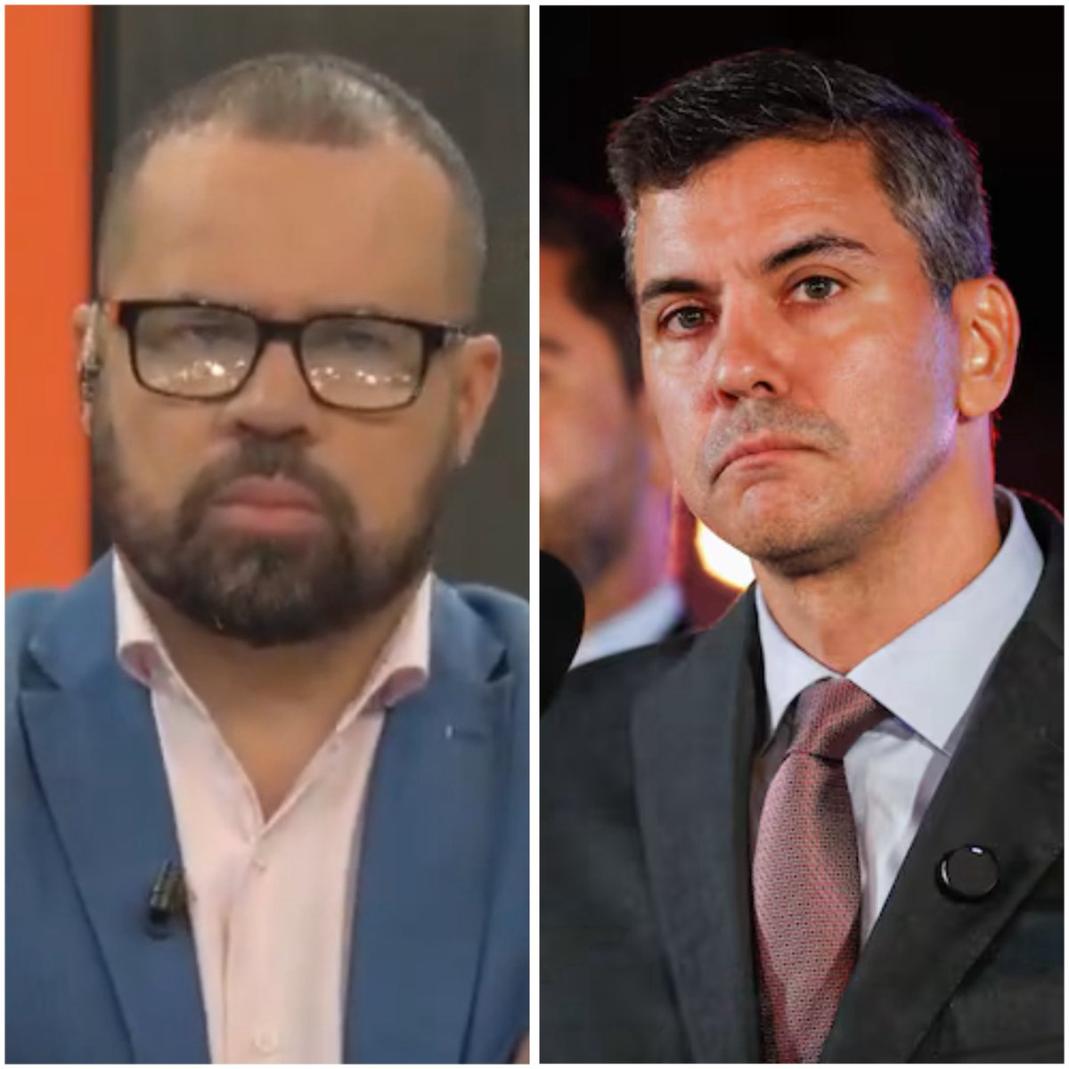 HugoPortilloPY's tweet photo. 1)Debe ser enorme la desesperación del CORRUPTO, LADRÓN Y LAVADOR de @SantiPenap,

1.1)para hacerse entrevistar por el ñembo periodista @jtorresromero, de los medios de comunicaciones de @Horacio_Cartes 

2)En su momento Torres fue vapuleado por @JMilei 🇦🇷 que lo trató de perdido, mentecato y merluzo‼️

3)Ivai la cuadro, pió⁉️🤭😬

Sigue el canal de Hugo Portillo en WhatsApp: https://t.co/pkDgHhyW5r