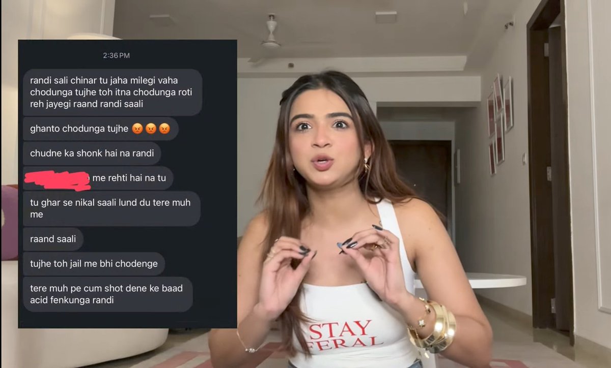_xojnk's tweet photo. I am crying, so there were people dming apoorva (the rebel kid) mentioning the building she lives in and telling her they would r@pe her and sh*t :( https://t.co/fVfLvaUcmf