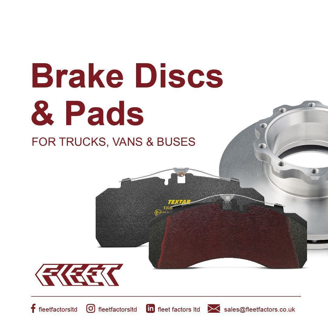 Visit your nearest Fleet Factors depot or contact us for new Brake Discs &amp; Pads suitable for all types of vehicles.
Contact us on: sales@fleetfactors.co.uk

#fleetfactors #automtoive #commercialvehicles #brakepads #brakediscs #fleetfactors