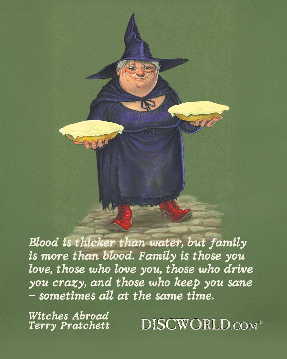 #NationalSiblingsDay Let's celebrate the Ogg family! Few can match the sheer size of Nanny Ogg's brood, with 15 children. Imagine those family gatherings!
From Jason to Shawn, and everyone in between, the Ogg #siblings showcase that family comes in all shapes and sizes. While
