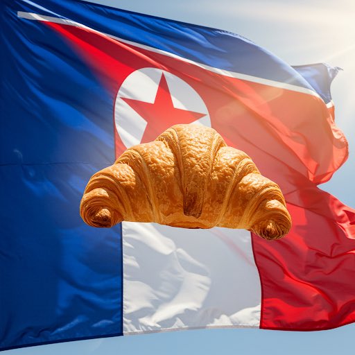 Cerfiable's tweet photo. #FLASHINFO | 🌍 #International

La Corée du Nord revendique l’invention du croissant et déclare la guerre à la France.

📋 𝗔𝗿𝘁𝗶𝗰𝗹𝗲 𝗰𝗼𝗺𝗽𝗹𝗲𝘁 𝘀𝘂𝗿 #Telegram 👇
🔗 https://t.co/T0G6ZNnOoW https://t.co/KZuJ2CIfHD