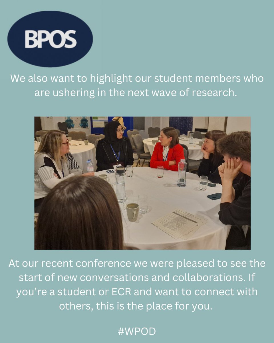 On #WPOD we also want to highlight our fantastic student members