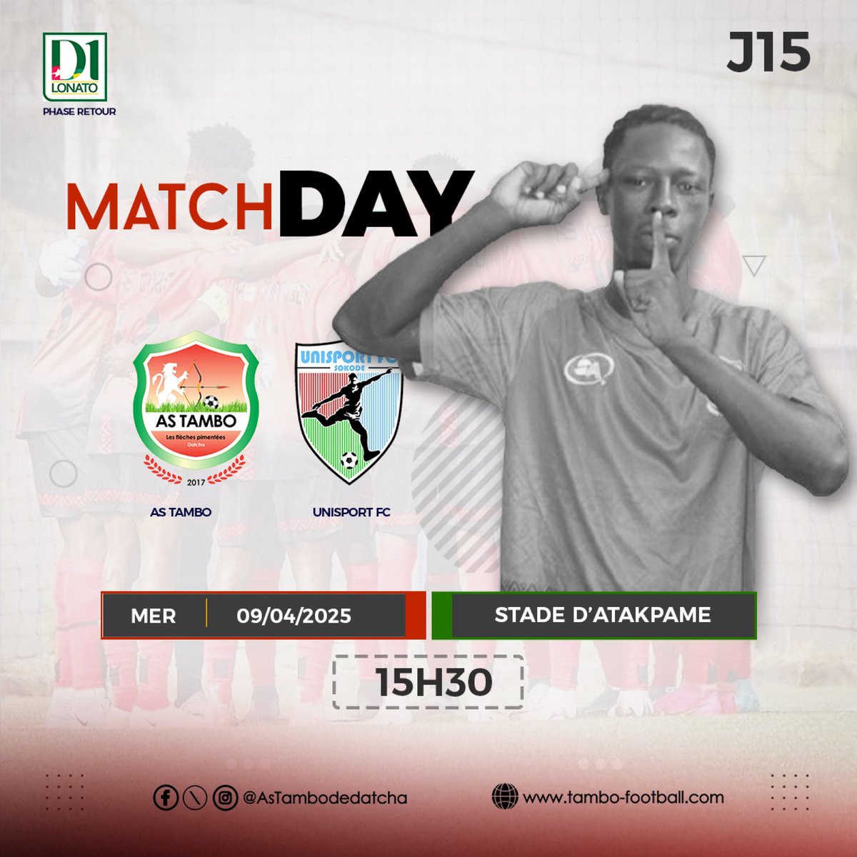 fc_tambo's tweet photo. Jour de Match https://t.co/tILPupk0ME