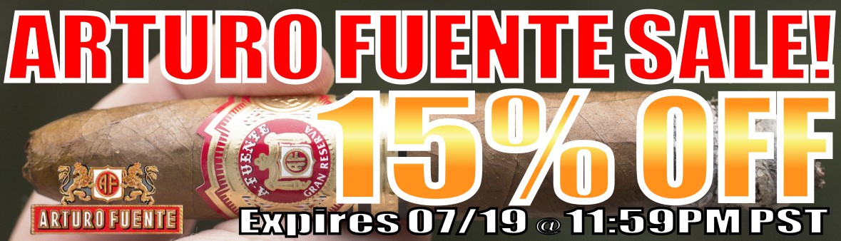💥 15% off ARTURO FUENTE, 10% off SITEWIDE - mailchi.mp/cigarstandard/…