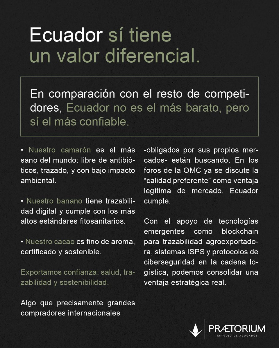 Ecuador no debe quedarse en la queja.

El nuevo arancel del 10% de EE.UU. es una señal geopolítica. Aquí mi análisis: visión, estrategia y plan de acción para reposicionar al país.

Descárgalo aquí:

drive.google.com/file/d/19AIw2_…

#Ecuador #ComercioExterior #Exportaciones #Estrategia