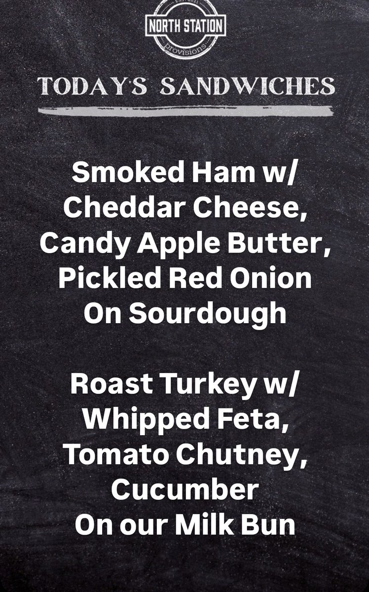 NorthStationInc's tweet photo. We will see you for #Lunch https://t.co/JsBS9atz7P