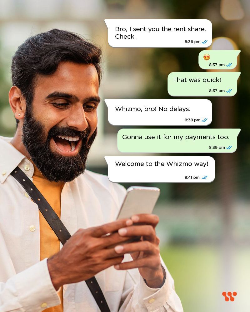 Tired of payment delays and excuses? With Whizmo, sending and receiving money is instant, effortless, and reliable. 💸✨ Whether you're splitting rent, settling bills, or doing international transfers, Whizmo keeps your money moving—fast and secure.

#WhizmoUAE #SendMoneyFast