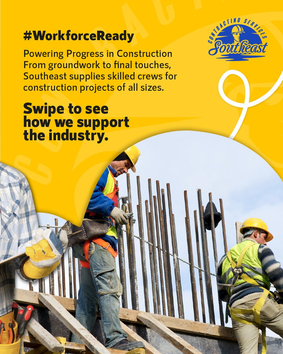 SoutheastCoSer's tweet image. Building Better with Southeast 🏗️

Whether you're managing a small build or a major development, Southeast provides skilled workers to get the job done right.

Visit: hubs.ly/Q03gvzv90 

#OSHACompliant #ContractorSupport #Brownsville #Austin #Houston #Texas