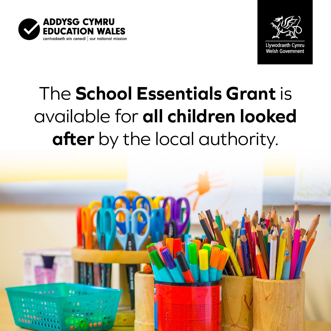 Up to £200 to help with school costs is available to all children looked after by the local authority.

For more information, visit:

gov.wales/get-help-schoo… 

#FeedTheirFuture