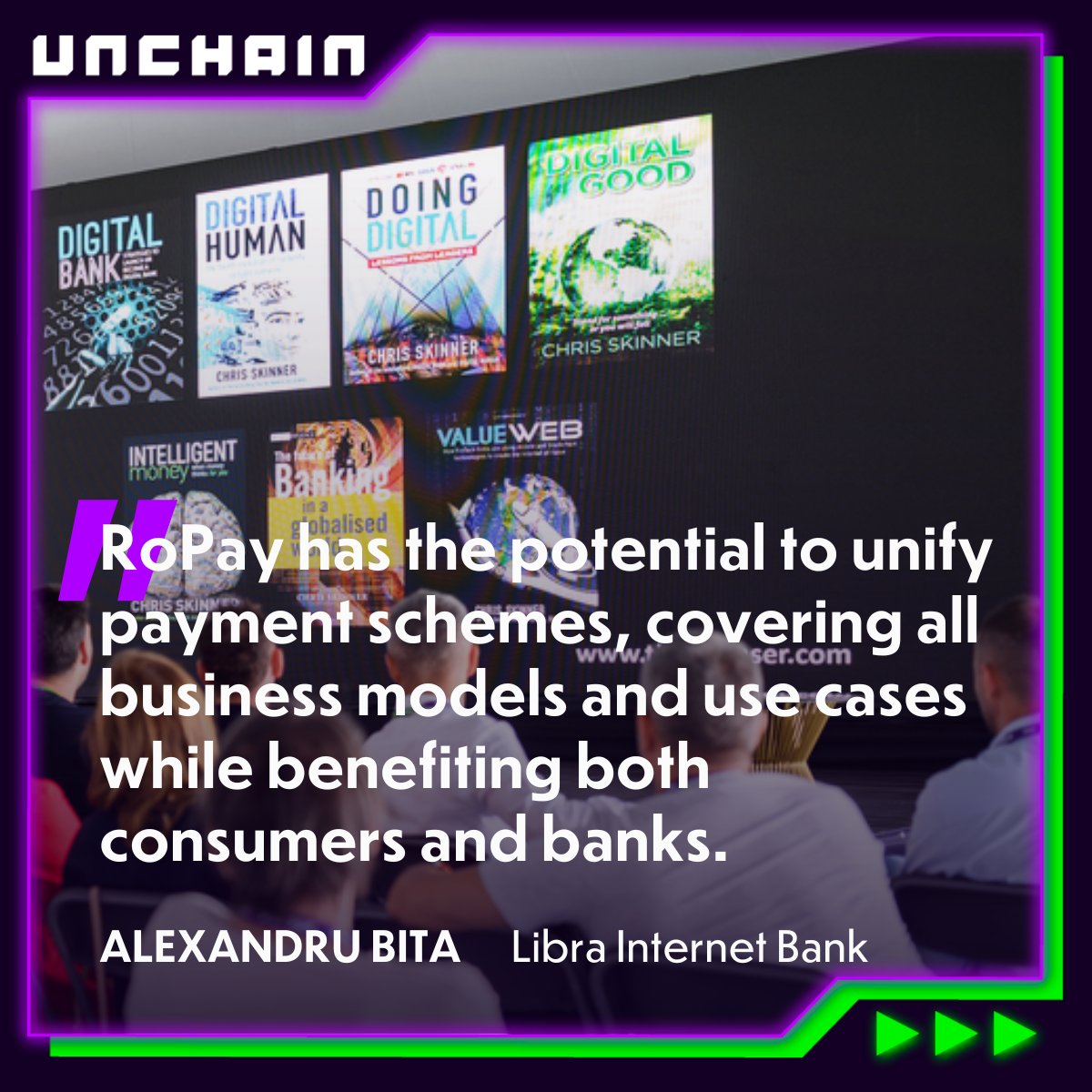 RoPay is transforming Romania's payment system. At UNCHAIN Festival, top banks like BRD Groupe Société Générale, Libra Internet Bank, and CEC Bank shared insights on the subject. #RoPay #Fintech #DigitalPayments