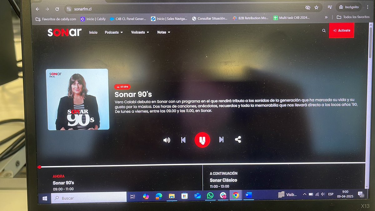 Una nueva mañana con <a href="/VeroCalabi/">Verónica Calabi</a> en 90’s de <a href="/sonarfm/">Sonar 105.3FM</a> 💚