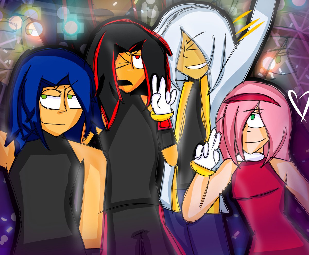 Mamomiloveslol's tweet photo. Party's sonic #sonic #sonicx #sonicteam https://t.co/Ny0miAjdRb