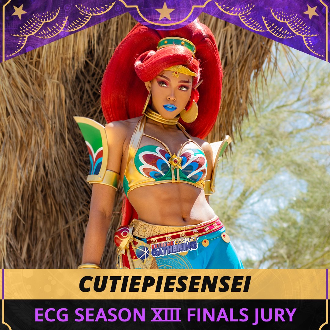 It is time for us to introduce our Jury lineup for ECG Season 13 Finals!
Starting with the incredible <a href="/cutiepiesensei/">CutiePieSensei</a> from the USA~ She will also be there all four days at <a href="/japanexpo/">Japan Expo ⛩🗼</a>  so be sure not to miss her there!
#ecgfinals #japanexpo #season13