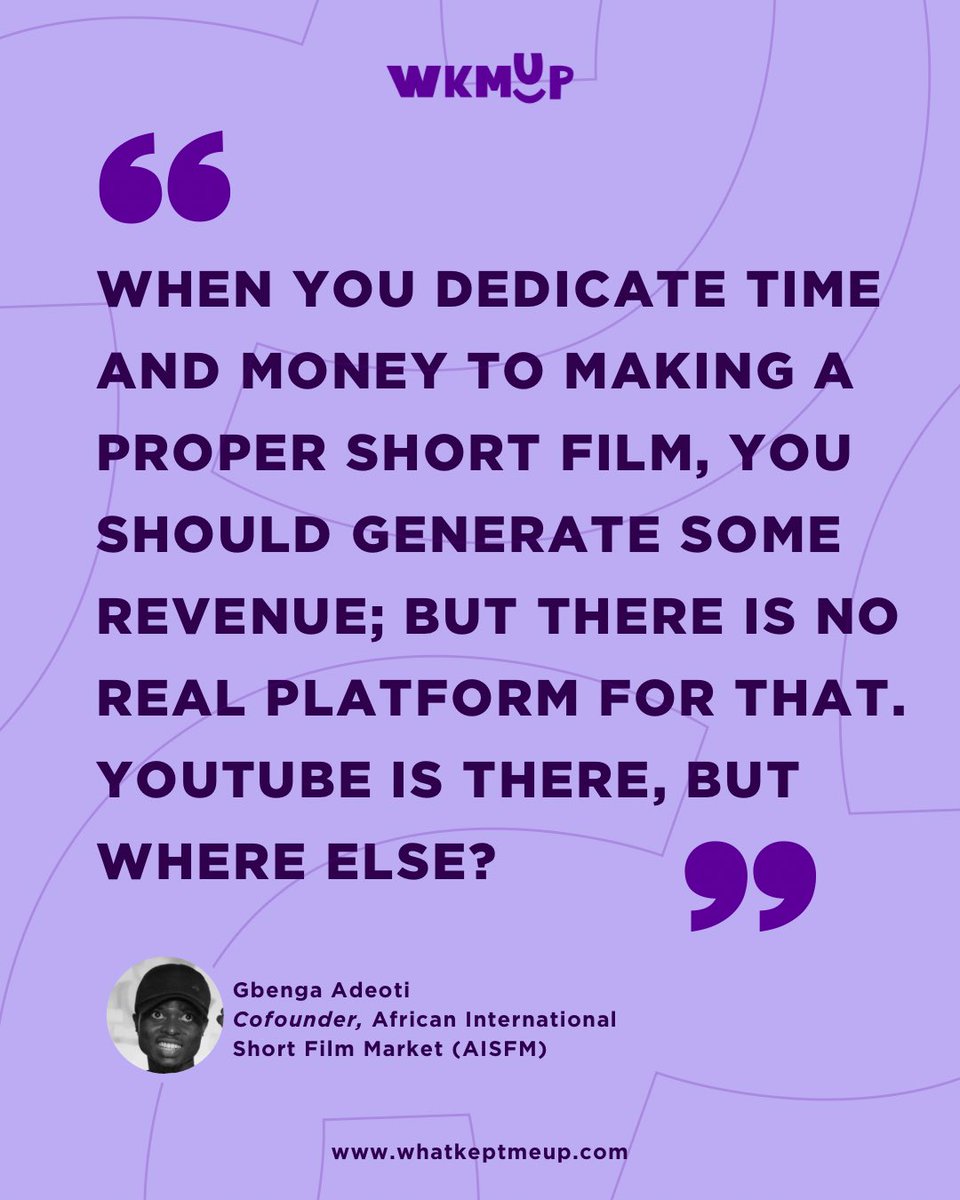 How can short films be distributed and monetised like skits? As skit makers crack the code of digital distribution, the African International Short Film Market is exploring how filmmakers can do the same.

Read more on how AISFM plans to achieve that. bit.ly/4jjfmM4