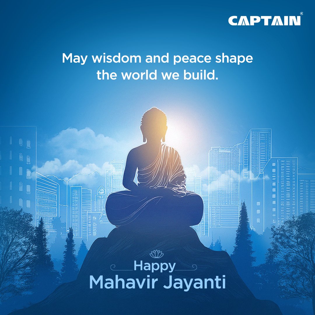 captainsteelind's tweet photo. True strength is in discipline, and true progress is in compassion. Wishing you a Mahavir Jayanti filled with wisdom and peace. 

#MahavirJayanti #StrengthInValues #CaptainSteelIndia https://t.co/seeokuptGl