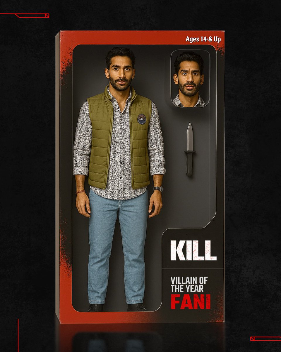 Warning: objects in box may be more dangerous than they appear ⚠️

#Kill <a href="/The_RaghavJuyal/">Raghav Juyal</a>