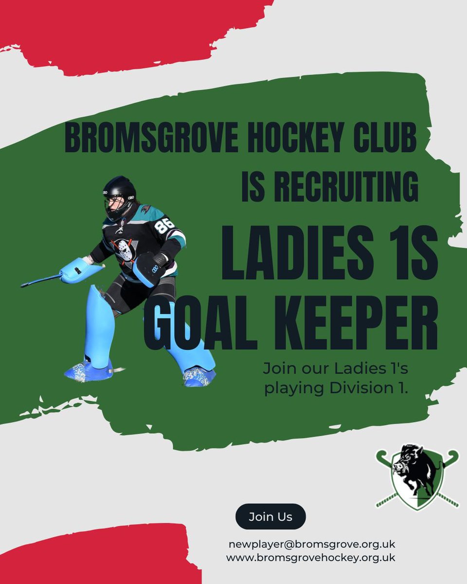 Bromsgrove HC (@bromsgrovehc) on Twitter photo Calling all goalkeepers. Bromsgrove HC is recruiting <a href="/MRHARESULTS/">Midlands Hockey</a> <a href="/midlands_hockey/">Midlands Hockey</a> <a href="/EHMidlands/">Midlands Hockey</a> Calling all goalkeepers. Bromsgrove HC is recruiting <a href="/MRHARESULTS/">Midlands Hockey</a> <a href="/midlands_hockey/">Midlands Hockey</a> <a href="/EHMidlands/">Midlands Hockey</a>