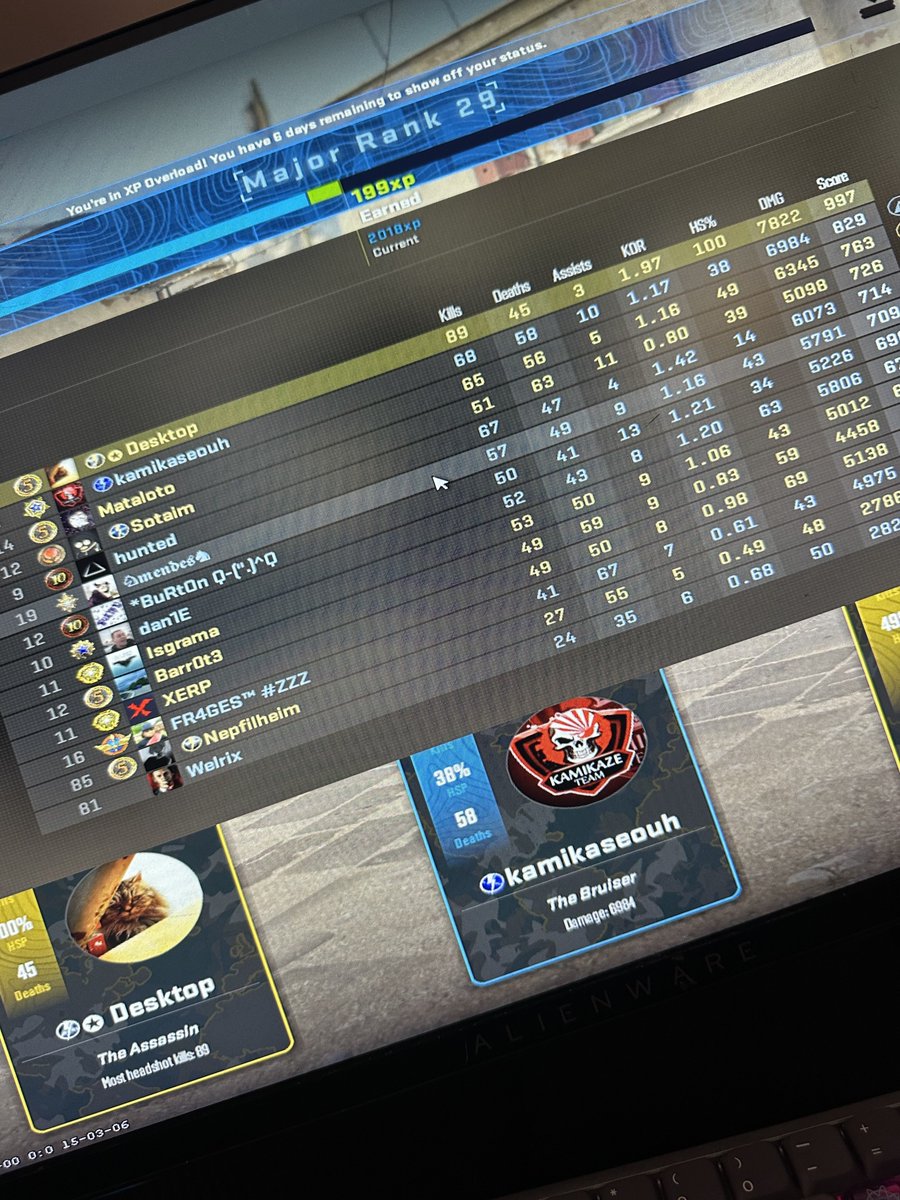 89 KILLS 100% HS. Como me gusta el cs hermano