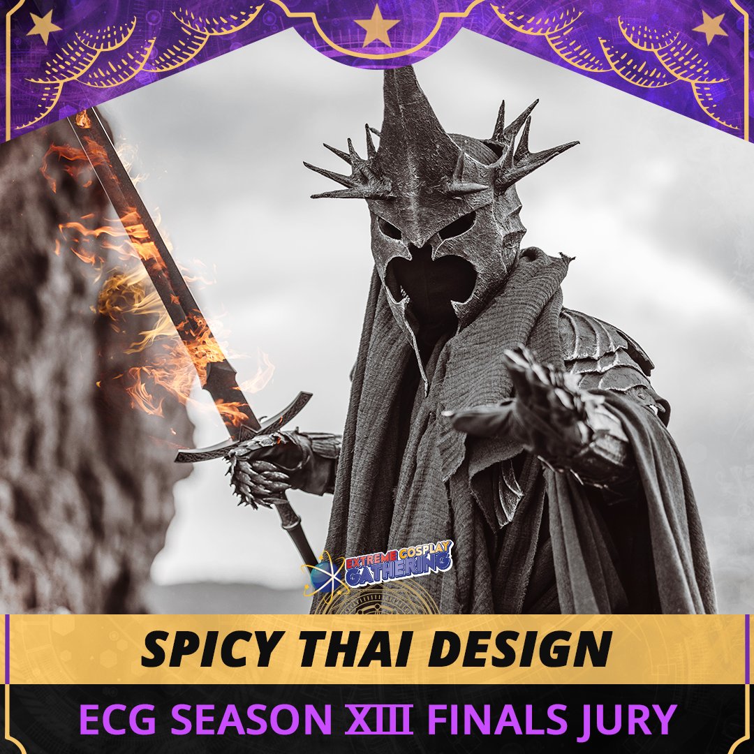 Our second jury for the ECG S13 Finals is <a href="/spicythaidesign/">Spicythaidesign</a> from New Zealand!
He will bring his knowledge, talents and experience of working with WETA Workshop to decide who are our winners this year!
He will also be attending <a href="/japanexpo/">Japan Expo ⛩🗼</a> on all four days
#ecgfinals #japanexpo