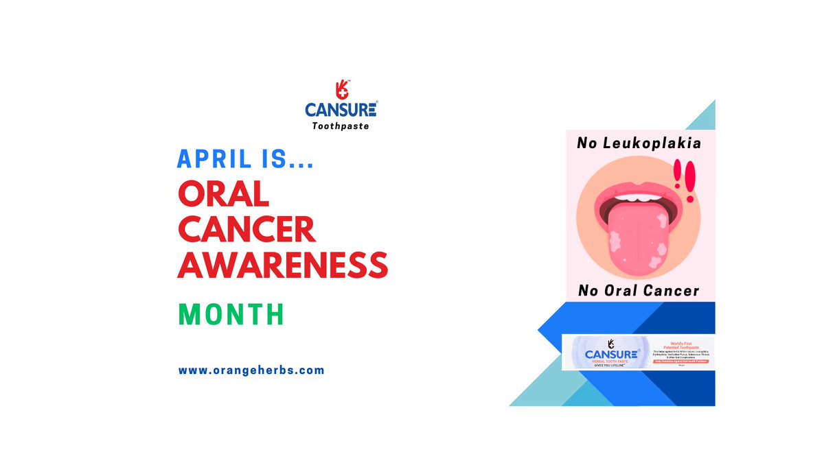 cansureofficial's tweet photo. Preventing Leukoplakia means Preventing Oral Cancer. Why do 80% of oral cancers start as precancerous lesions? There's a way to stop them in their tracks! Introducing Cansure, the world's first patented toothpaste developed to prevent oral pre-cancerous conditions. https://t.co/cu45ScffFl