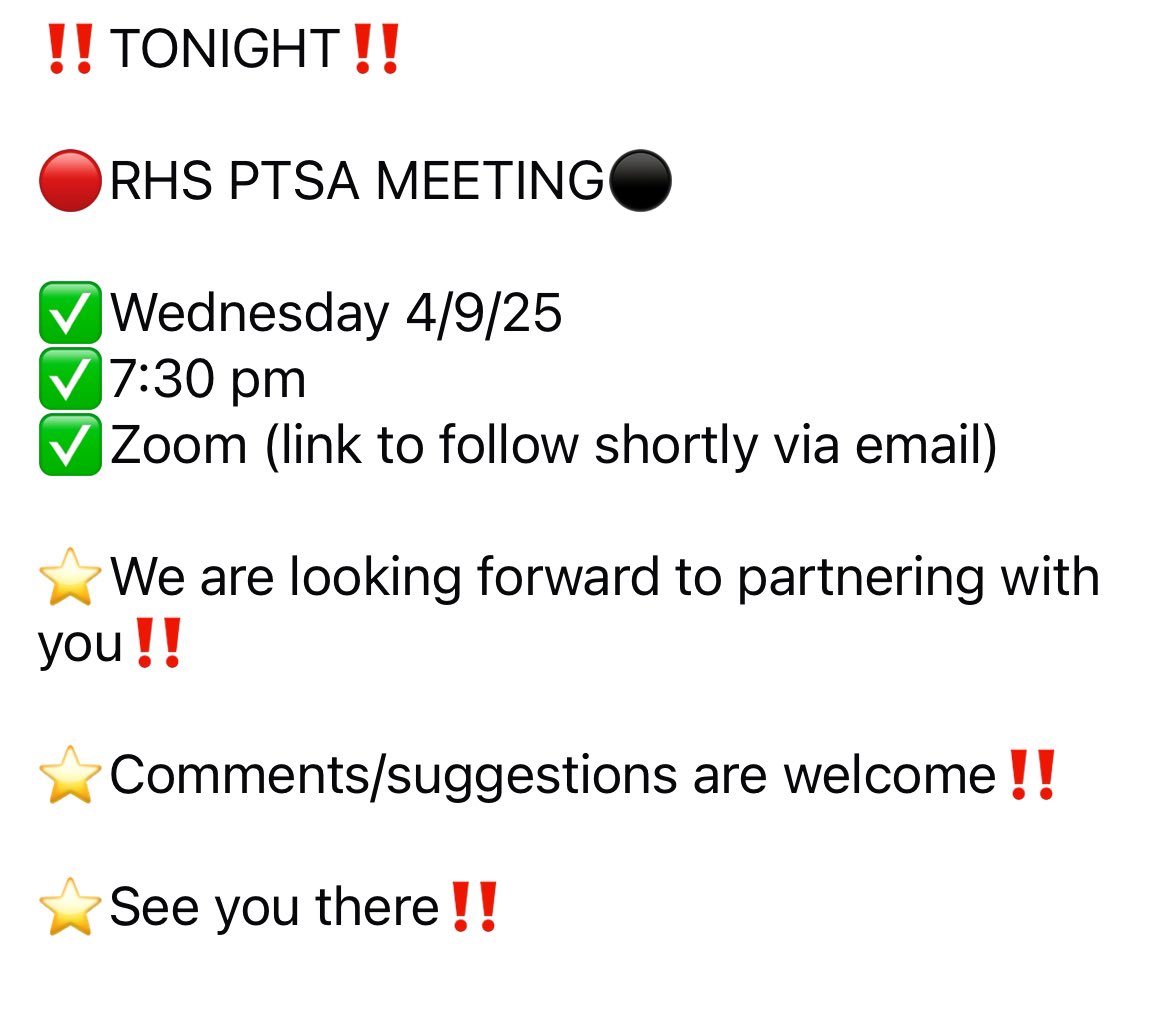 RHS PTSA (@rvilleptsa) on Twitter photo 