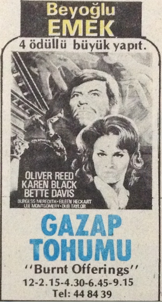 Burnt Offerings (1976)
Gazap tohumu
Gösterim tarihi: 01.10.1979