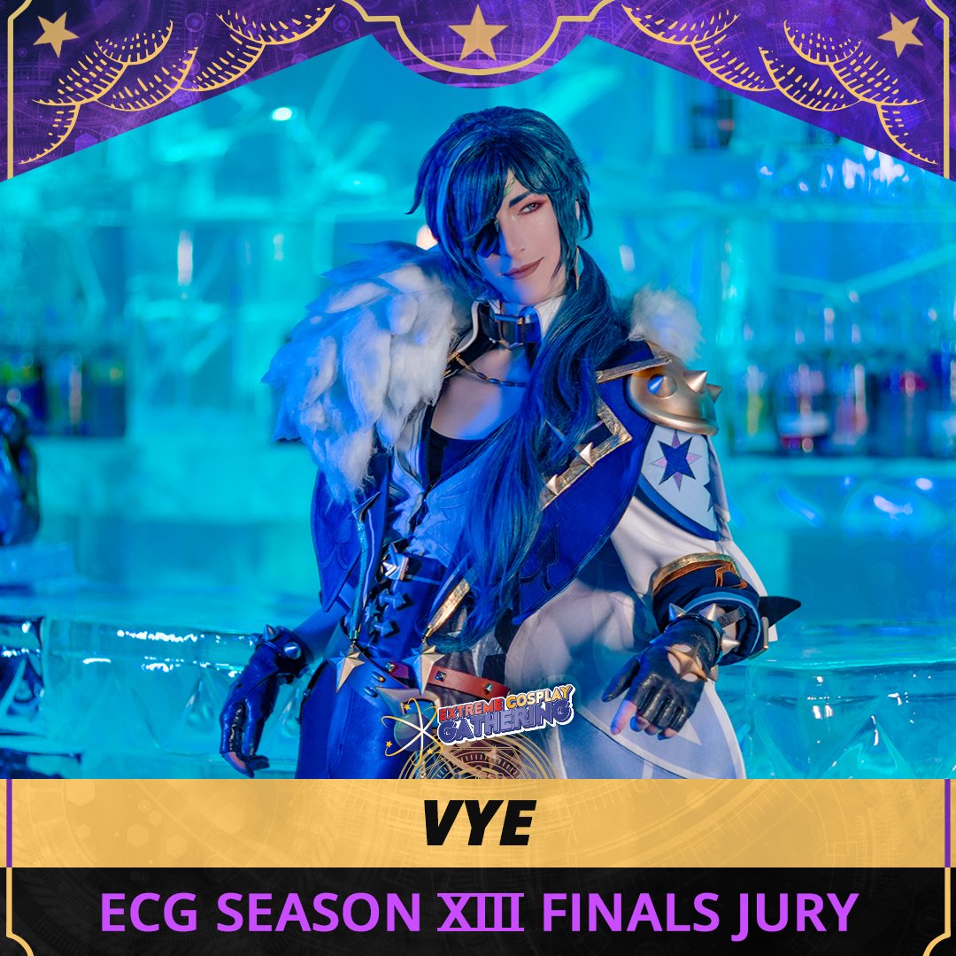 4th jury for the ECG S13 Finals is <a href="/VyeCos/">vye</a> from Australia! They had the opportunity to represent their country last year and coming back this year but on the other side of the curtain!
They will be present all 4 days of <a href="/japanexpo/">Japan Expo ⛩🗼</a> so be sure to greet them.
#ecgfinals #japanexpo