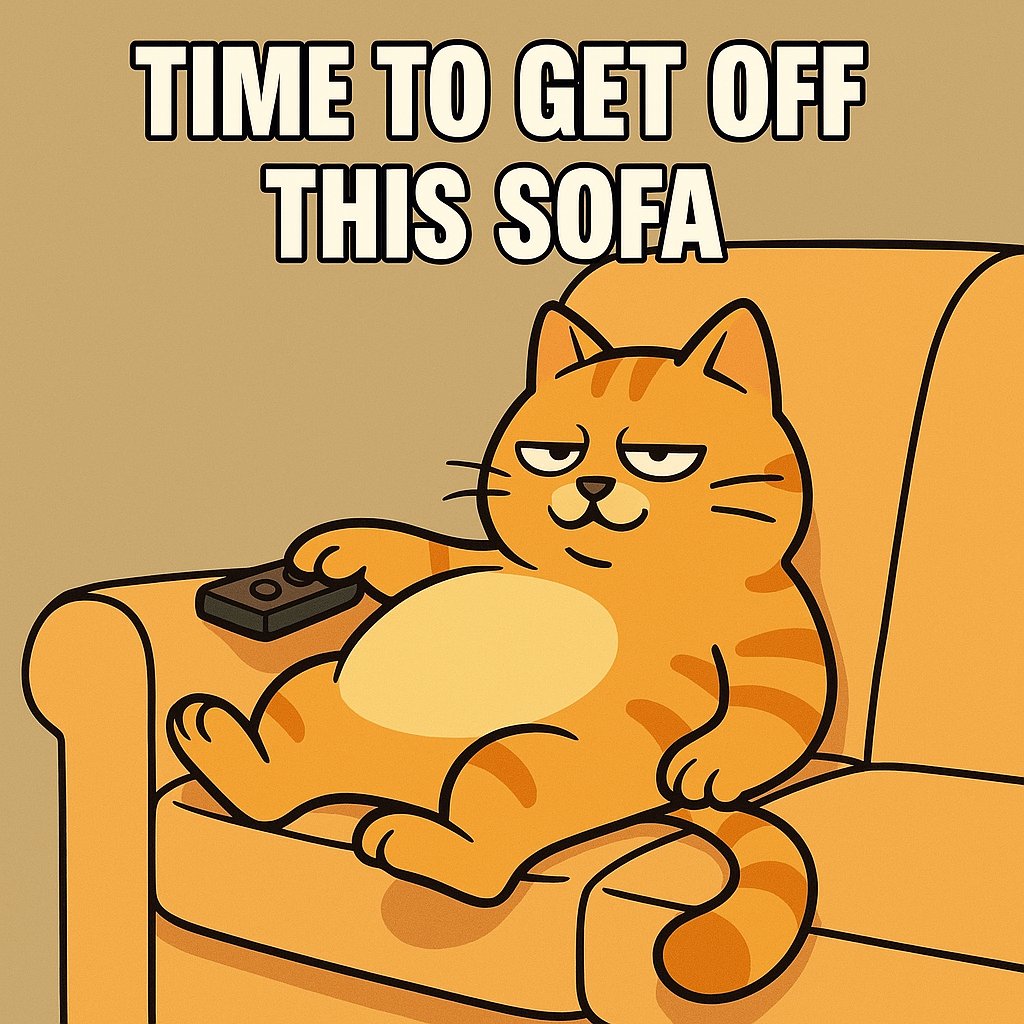 SofaCat_coin's tweet photo. This cat did absolutely NOTHING all day…
Then launched a meme coin and outperformed your portfolio.

Welcome to the $SOFACATY era.
Where laziness = legendary.

Join the SofaSquad: https://t.co/rcgkCM5JO3 https://t.co/zHzYtx5J1q